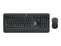 Logitech MK540 Advanced - Juego de teclado y ratón - inalámbrico - 2.4 GHz