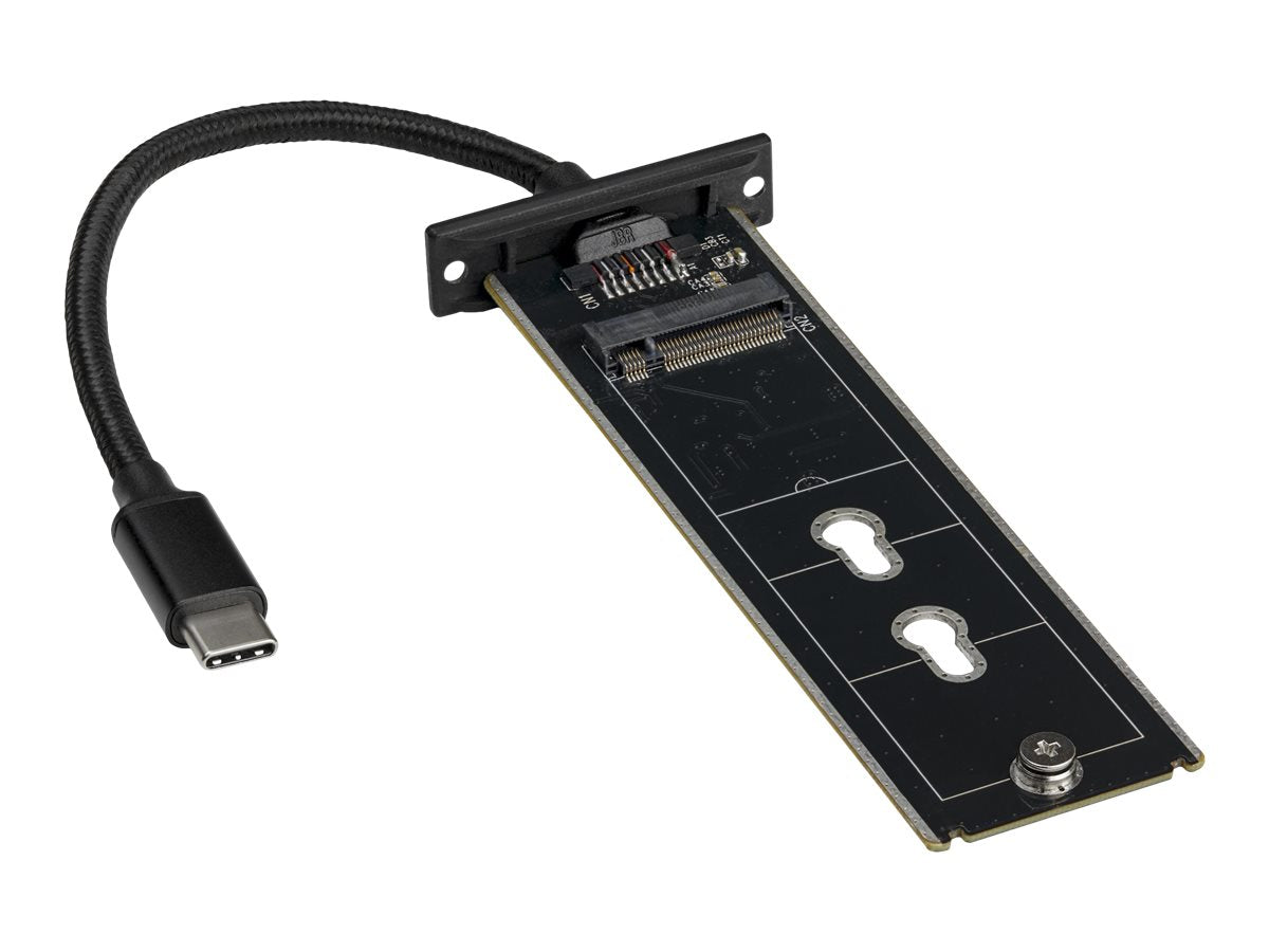 StarTech.com Caja USB 3.1 (10Gbps) USB-C para SSD M.2 SATA - Caja Externa Portátil para Disco USB Tipo C - de Aluminio - Caja de almacenamiento - M.2 - M.2 Card - USB 3.1 (Gen 2) - negro - para P/N: PEXUSB321C-3