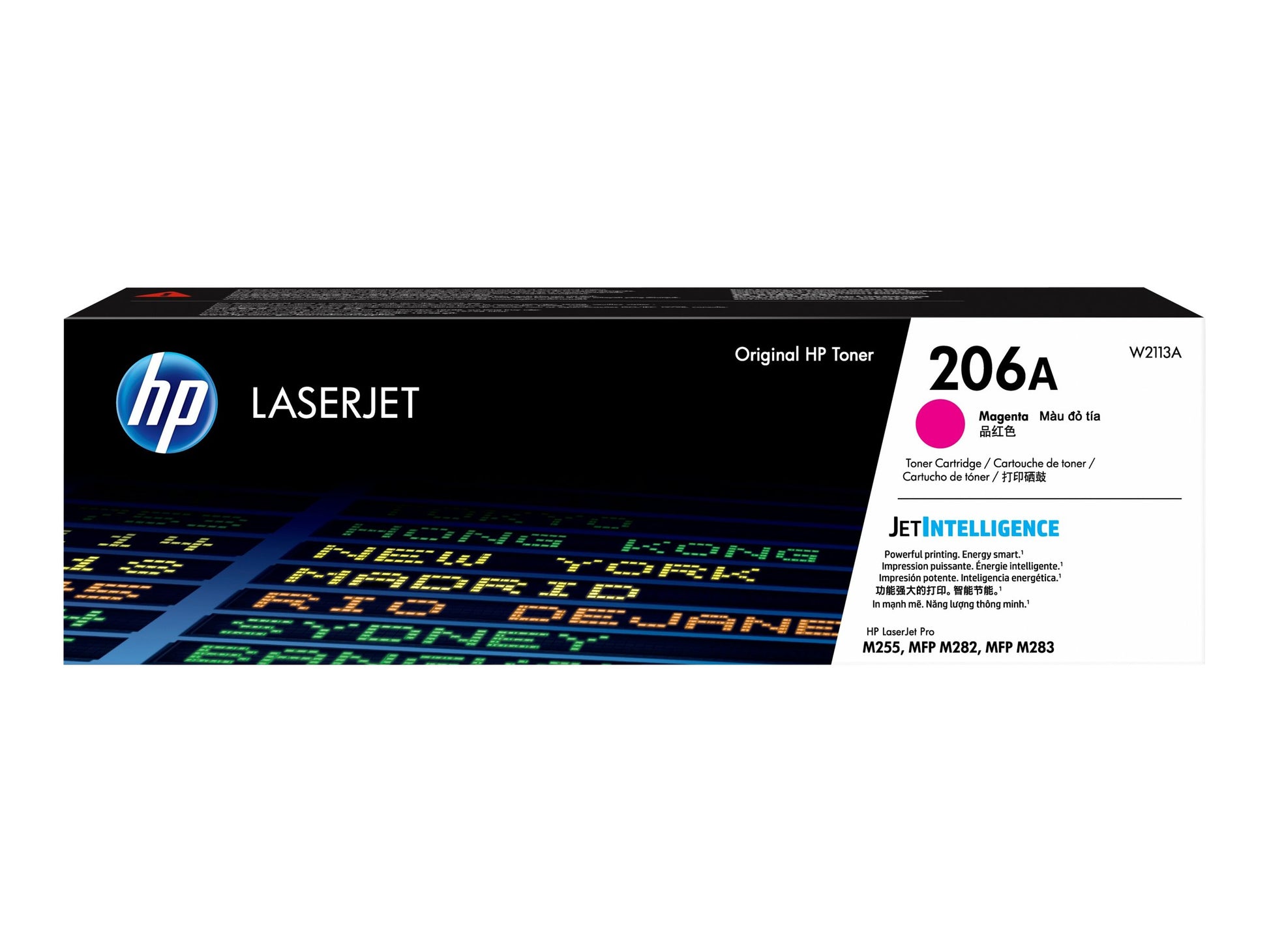 HP 206A - Magenta - original - LaserJet - cartucho de tóner (W2113A) - para Color LaserJet Pro M255, M283, MFP M282, MFP M283-3