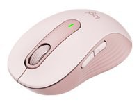 Logitech Signature M650 - Ratón - manos pequeñas - diestro y zurdo - inalámbrico - 2.4 GHz, Bluetooth - receptor de USB Logitech Logi Bolt - rosa-4