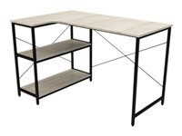 Xtech - Escritorio para ordenador - con forma de L - roble oscuro-7