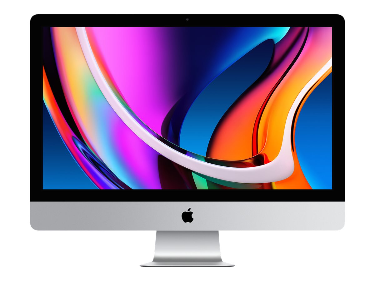 Apple iMac con pantalla Retina 5K - Todo en uno - Core i5 hasta 4.5 GHz - RAM 8 GB - SSD 256 GB - Radeon Pro 5300 - Gigabit Ethernet - 802.11a/b/g/n/ac, Bluetooth 5.0 - macOS Big Sur 11.0 - monitor: LED 27" 5120 x 2880 (5K) - teclado: EE. UU.-11