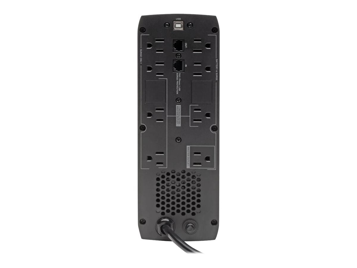Eaton Tripp Lite Series 1000VA UPS Eco Green Battery Back Up AVR 120V USB Line Interactive - UPS - CA 120 V - 600 vatios - 1000 VA - 1 fase - USB - conectores de salida: 8