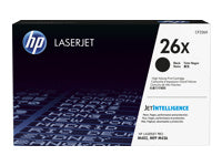 HP 26X - Alto rendimiento - negro - original - LaserJet - cartucho de tóner (CF226X) - para LaserJet Pro M402, MFP M426-4