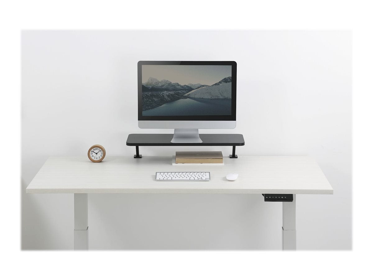StarTech.com Base Riser para Monitor - Elevador para Monitor - Extra Ancho de 65cm - para Pantallas de hasta 34" - Kit de montaje - para Monitor - negro - tamaño de pantalla: hasta 32" - montable en escritorio-12