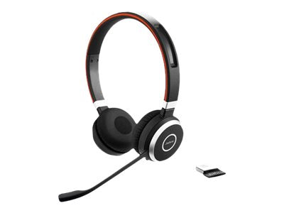 Jabra Evolve 65 SE MS Stereo - Auricular - en oreja - Bluetooth - inalámbrico - USB - Certificado para Equipos de Microsoft - para Jabra Evolve; LINK 380a MS-7