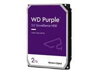 WD Purple Surveillance WD23PURZ - Disco duro - 2 TB - interno - 3.5" - SATA 6Gb/s - búfer: 64 MB-2