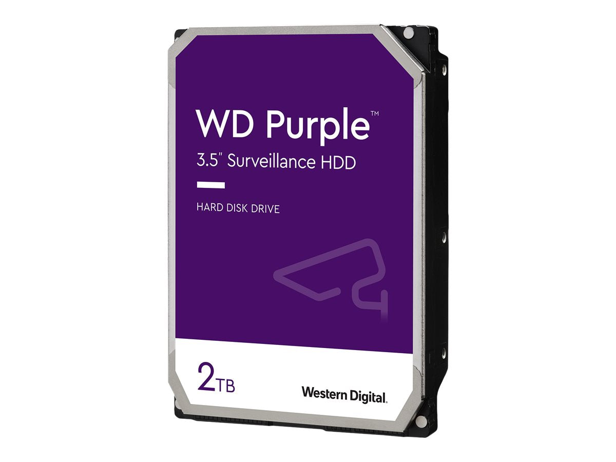 WD Purple Surveillance WD23PURZ - Disco duro - 2 TB - interno - 3.5" - SATA 6Gb/s - búfer: 64 MB-3