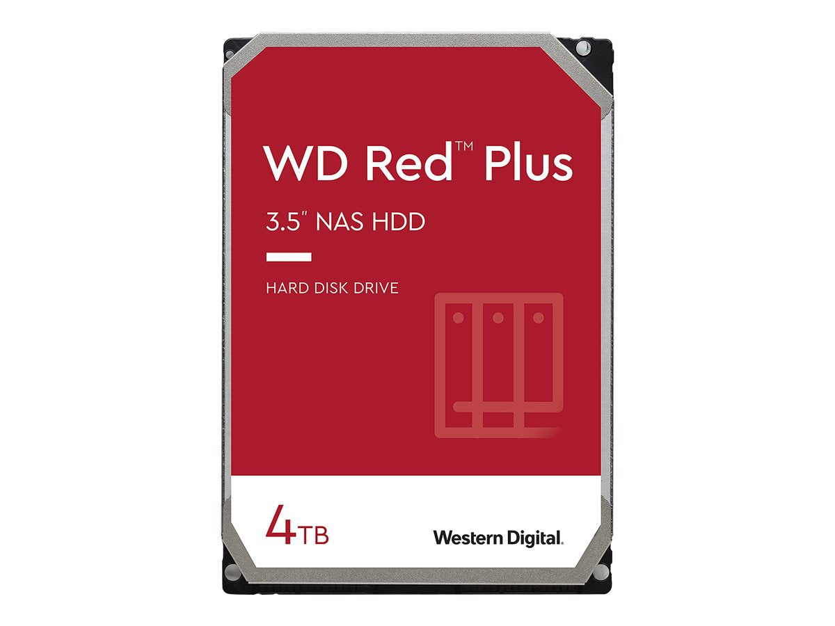 WD Red Plus WD40EFPX - Disco duro - 4 TB - interno - 3.5" - SATA 6Gb/s - 5400 rpm - búfer: 256 MB-2