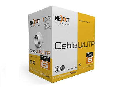 Nexxt Solutions Infrastructure - Bulk cable - UTP - 305 m RJ-45 - Gray - 4P 24AWG CMR-1