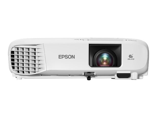 Epson PowerLite 118 - Proyector 3LCD - portátil - 3800 lúmenes (blanco) - 3800 lúmenes (color) - XGA (1024 x 768) - 4:3 - LAN-11