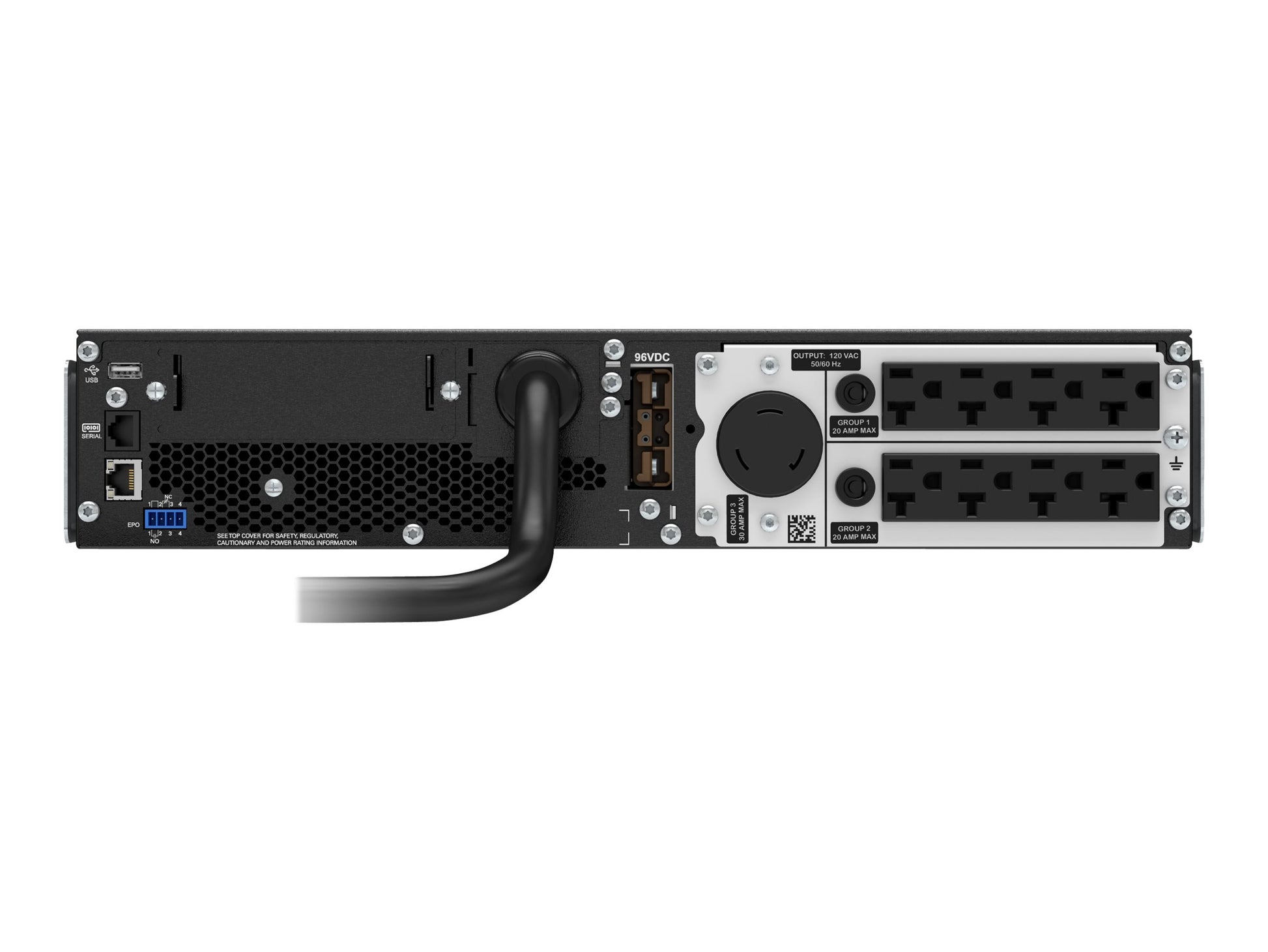 APC Smart-UPS SRT 3000VA RM - UPS (montaje en bastidor) - CA 120 V - 2700 vatios - 3000 VA - Ácido de plomo - RS-232, USB - conectores de salida: 9 - 2U - negro - para P/N: AR4024SP, AR4024SPX429, AR4024SPX431, AR4024SPX432, NBWL0356A, SMX3000HVTUS-4