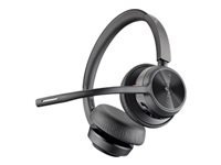 Poly Voyager 4320-M - Auricular - en oreja - Bluetooth - inalámbrico, cableado - USB-A a través de adaptador Bluetooth - negro - Certificado para Equipos de Microsoft, Certificado por Zoom-10
