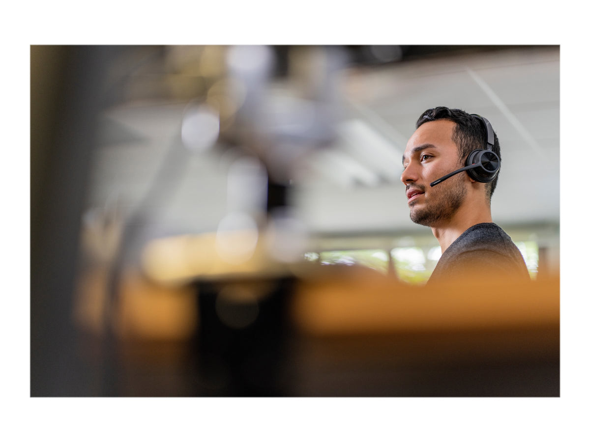 Poly Voyager 4320-M - Auricular - en oreja - Bluetooth - inalámbrico, cableado - USB-A a través de adaptador Bluetooth - negro - Certificado para Equipos de Microsoft, Certificado por Zoom-13