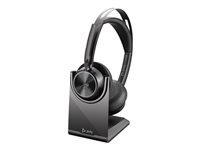 Poly Voyager Focus 2-M - Auricular - en oreja - Bluetooth - inalámbrico, cableado - cancelación de sonido activo - USB-A a través de adaptador Bluetooth - negro - Certificado para Equipos de Microsoft-17