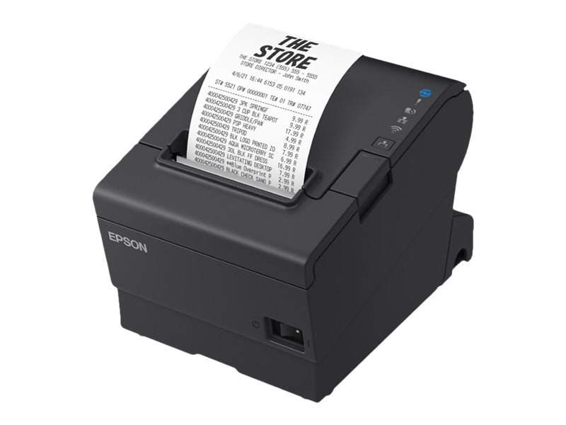 Epson OmniLink TM-T88VII - Impresora de recibos - línea térmica - Rollo (7,95 cm) - 180 ppp - hasta 500 mm/segundo - USB, LAN - cortador - negro-3