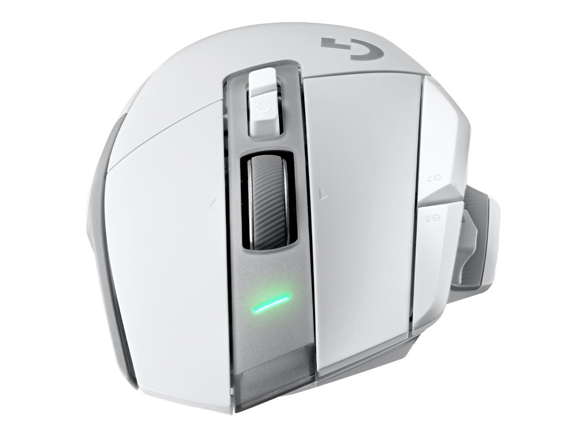 Logitech G G502 X LIGHTSPEED - Ratón - óptico - inalámbrico - 2.4 GHz - receptor USB de Logitech LIGHTSPEED - blanco-4