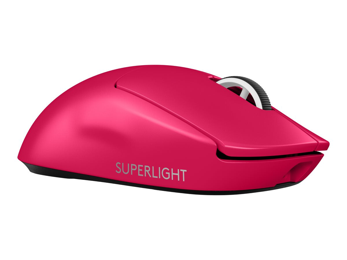 Logitech G PRO X SUPERLIGHT 2 LIGHTSPEED Wireless Gaming Mouse, Magenta - Ratón - gaming - óptico - 5 botones - inalámbrico - 2.4 GHz - receptor USB de Logitech LIGHTSPEED - magenta-4