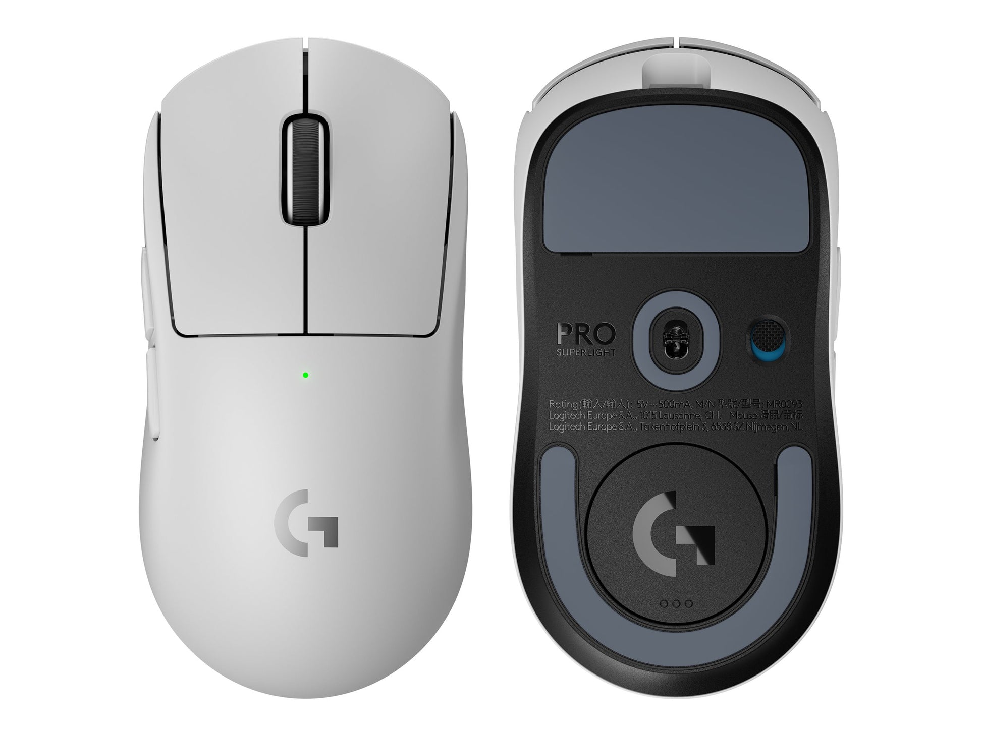 Logitech G PRO X SUPERLIGHT 2 LIGHTSPEED Wireless Gaming Mouse, White - Ratón - gaming - óptico - 5 botones - inalámbrico - 2.4 GHz - receptor USB de Logitech LIGHTSPEED - blanco-11