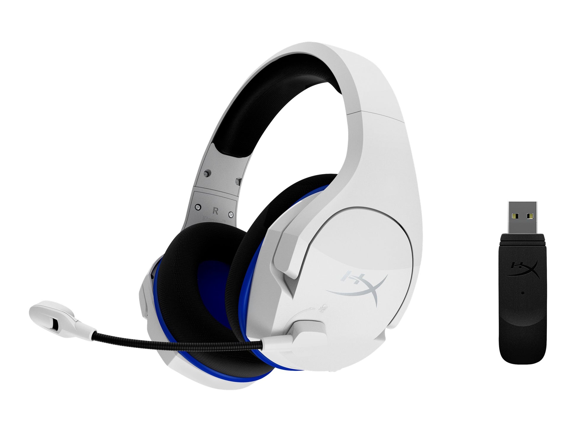 HyperX Cloud Stinger Core - Auricular - tamaño completo - 2,4 GHz - inalámbrico - blanco, azul - para Victus by HP Laptop 15, 16; Laptop 14, 15, 17; Pavilion x360 Laptop; Pro 290 G9-10