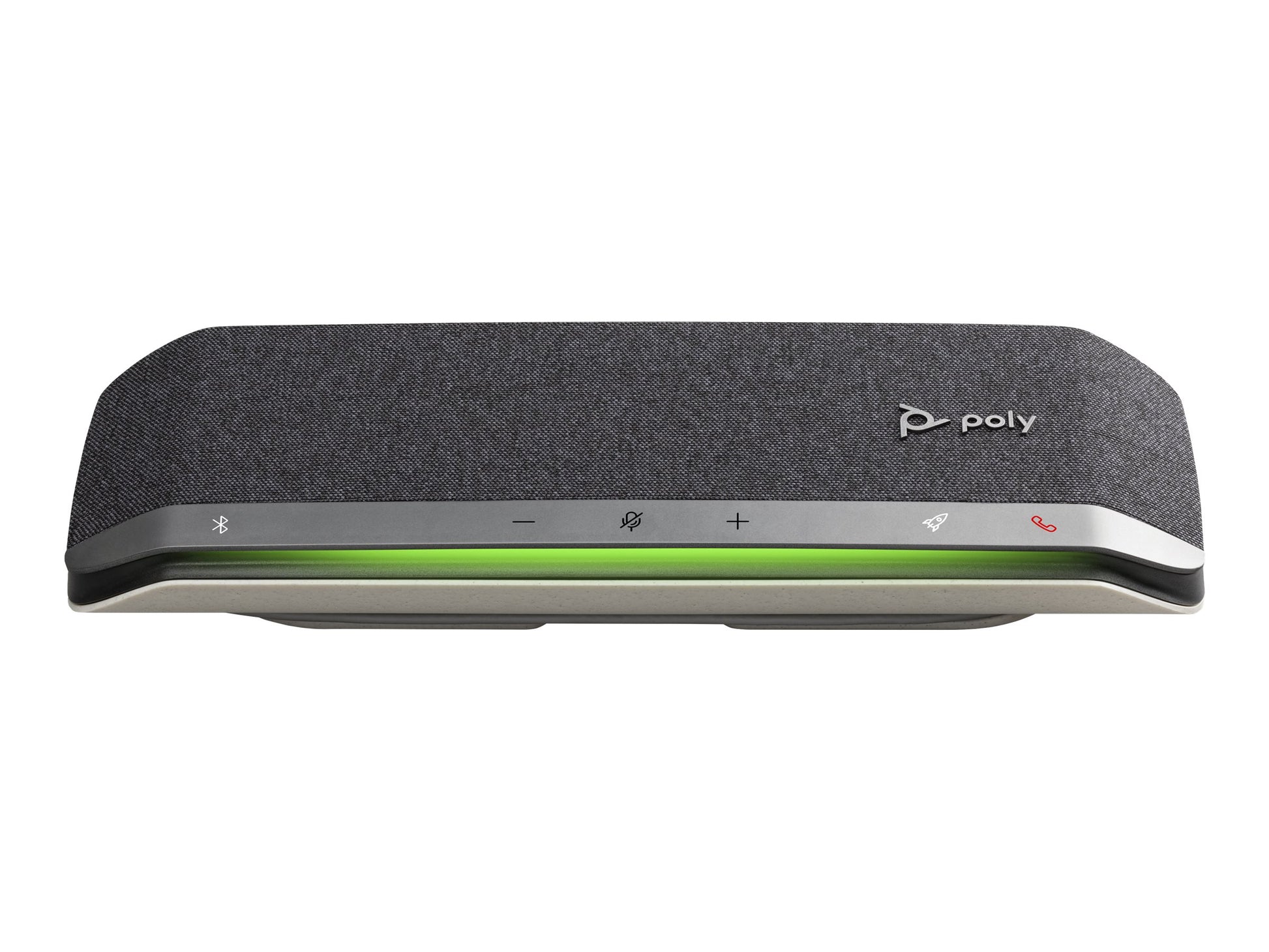 Poly Sync 40-M - Altavoz de manos libres inteligente - Bluetooth - inalámbrico, cableado - USB-A, USB-C - plata - Certificado para Equipos de Microsoft, Certificado por Zoom-10