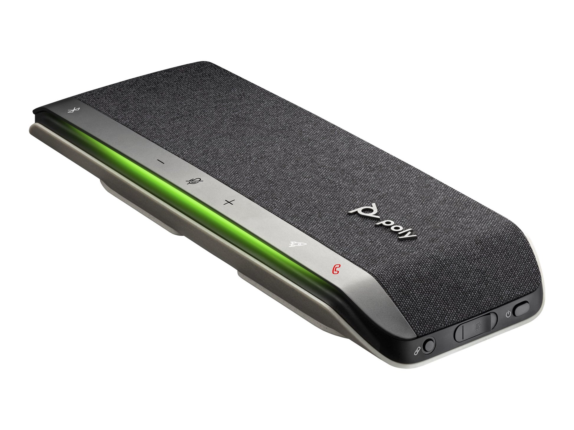 Poly Sync 40-M - Altavoz de manos libres inteligente - Bluetooth - inalámbrico, cableado - USB-A, USB-C - plata - Certificado para Equipos de Microsoft, Certificado por Zoom-5
