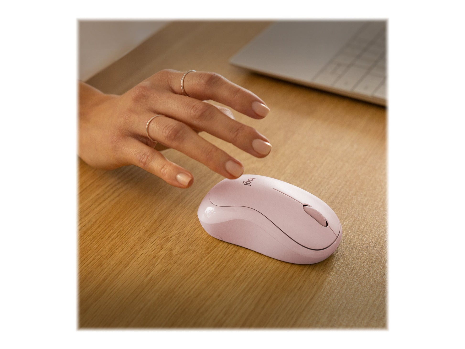 Logitech M240 Silent Bluetooth Mouse, Compact, Portable, Smooth Tracking, Rose - Ratón - 3 botones - inalámbrico - Bluetooth - rosa-13