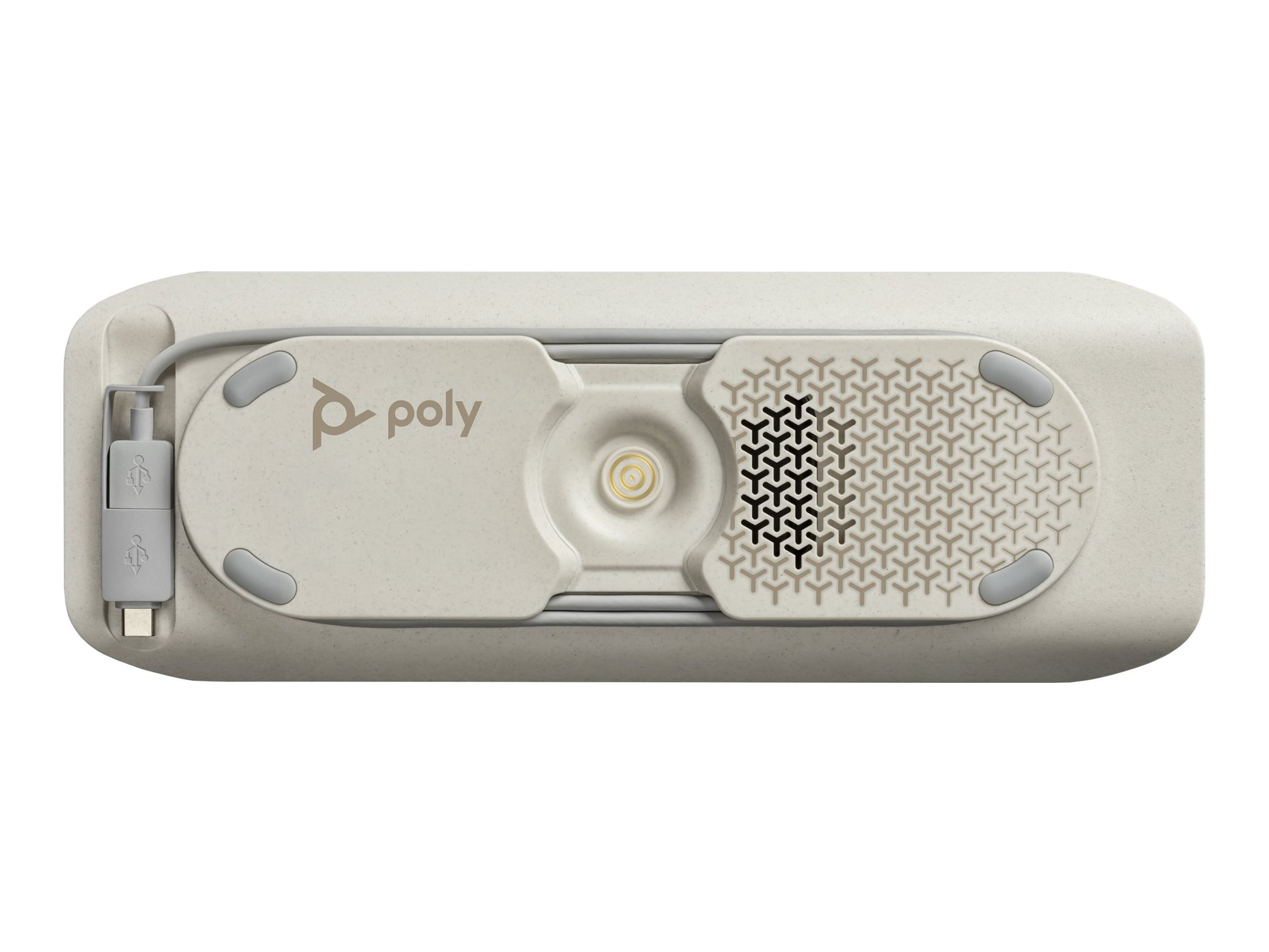Poly Sync 40-M - Altavoz de manos libres inteligente - Bluetooth - inalámbrico, cableado - USB-A, USB-C - plata - Certificado para Equipos de Microsoft, Certificado por Zoom-8