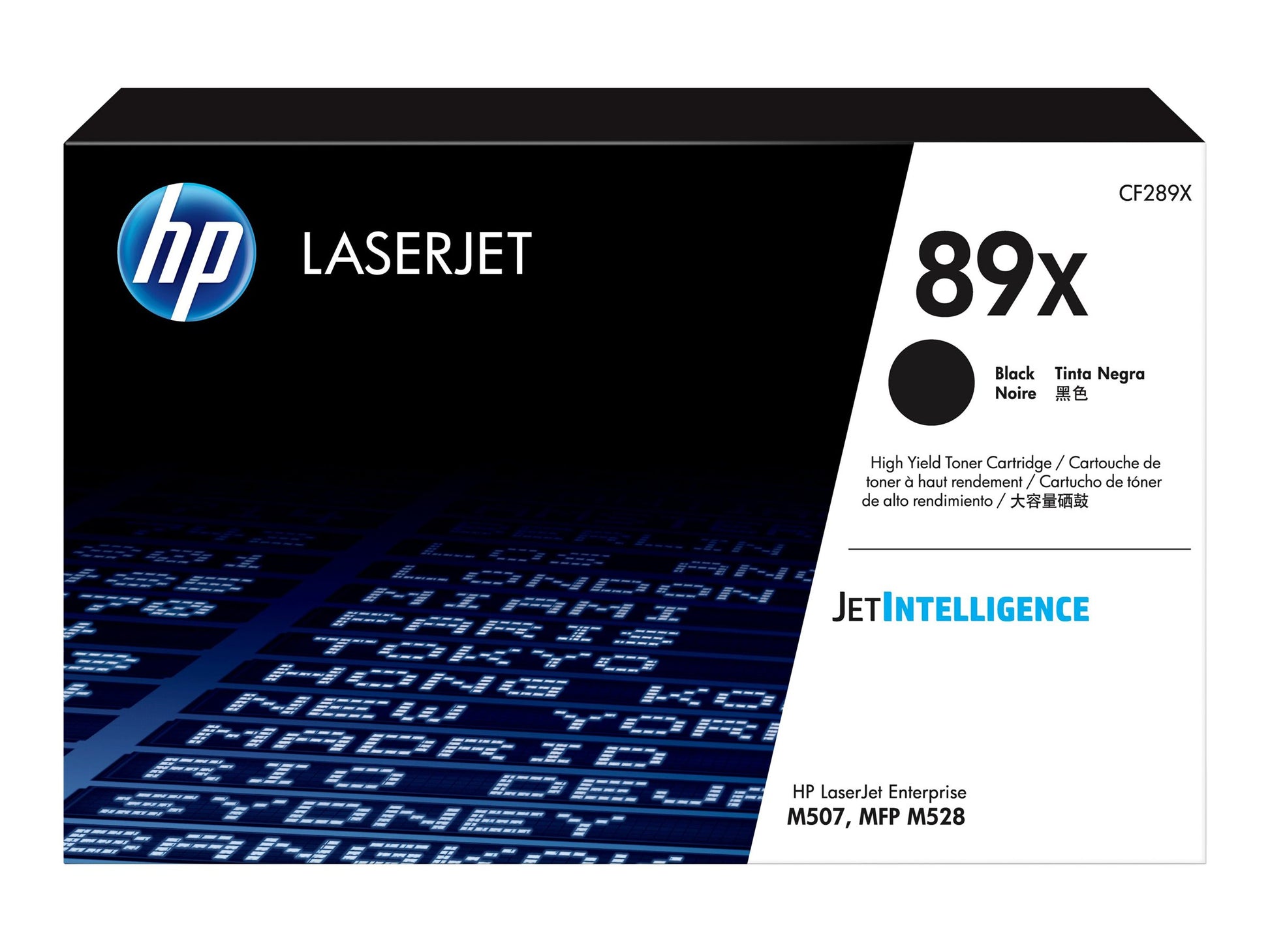 HP 89X - Gran capacidad - negro - original - LaserJet - cartucho de tóner (CF289X)-2