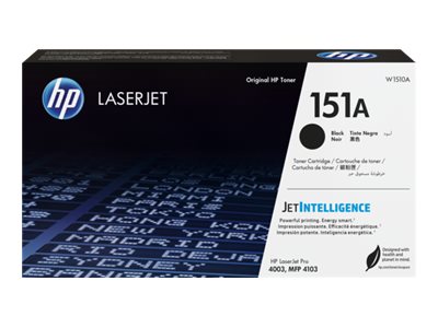 HP 151A - Negro - original - LaserJet - cartucho de tóner (W1510A) - para LaserJet Pro 4003dn, 4003dw, MFP 4103fdw-5