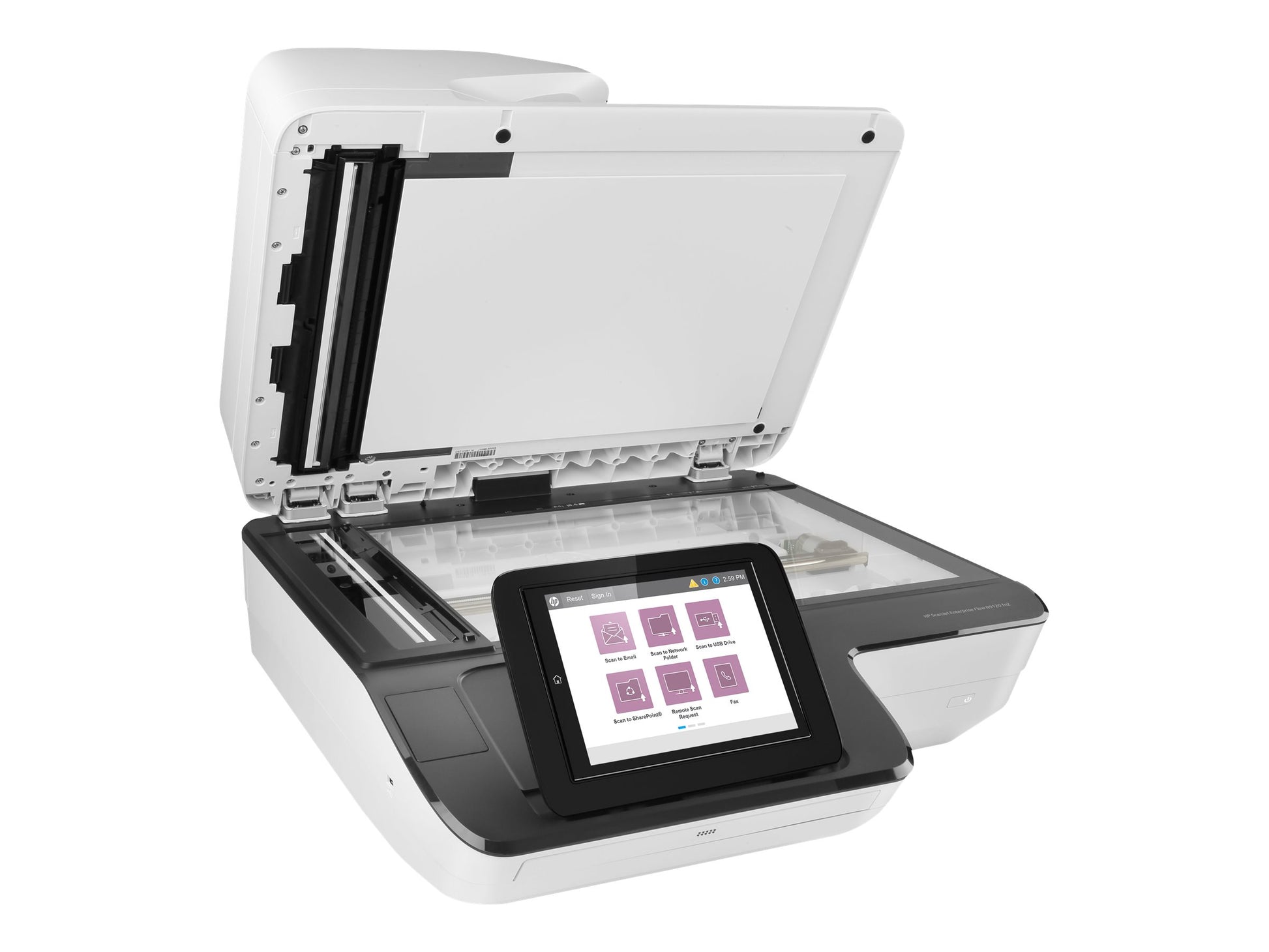 HP ScanJet Enterprise Flow N9120 fn2 - Escáner de documentos - plano: CCD / ADF: CIS - a dos caras - A3/Ledger - 600 ppp x 600 ppp - hasta 120 ppm (mono) / hasta 120 ppm (color) - Alimentador automático de documentos (ADF) (200 hojas) - hasta 20000 explor-19
