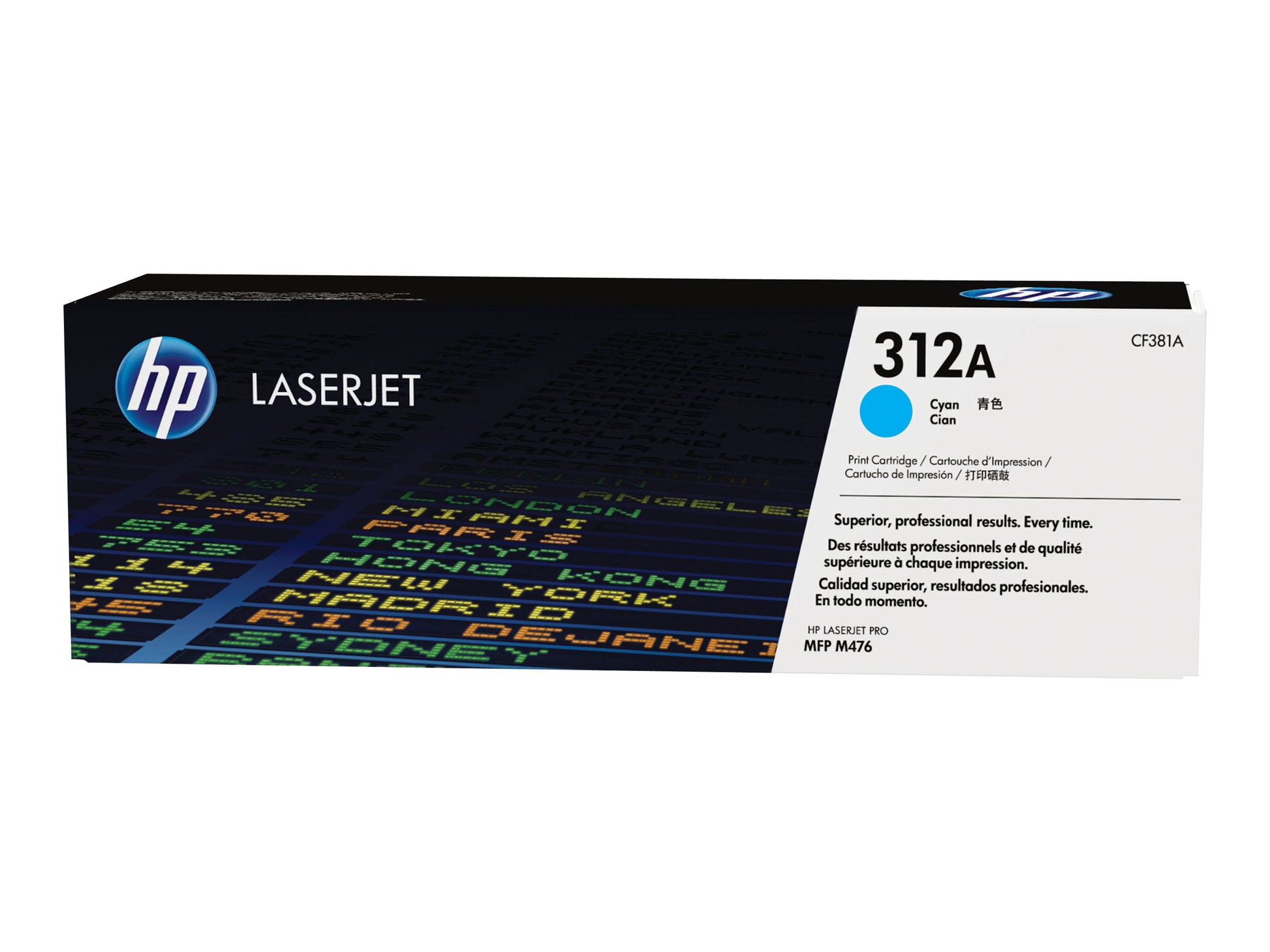 HP 312A - Cián - original - LaserJet - cartucho de tóner (CF381A) - para Color LaserJet Pro MFP M476dn, MFP M476dw, MFP M476nw-9