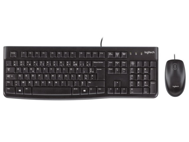 Logitech Desktop MK120 - Juego de teclado y ratón - USB-1