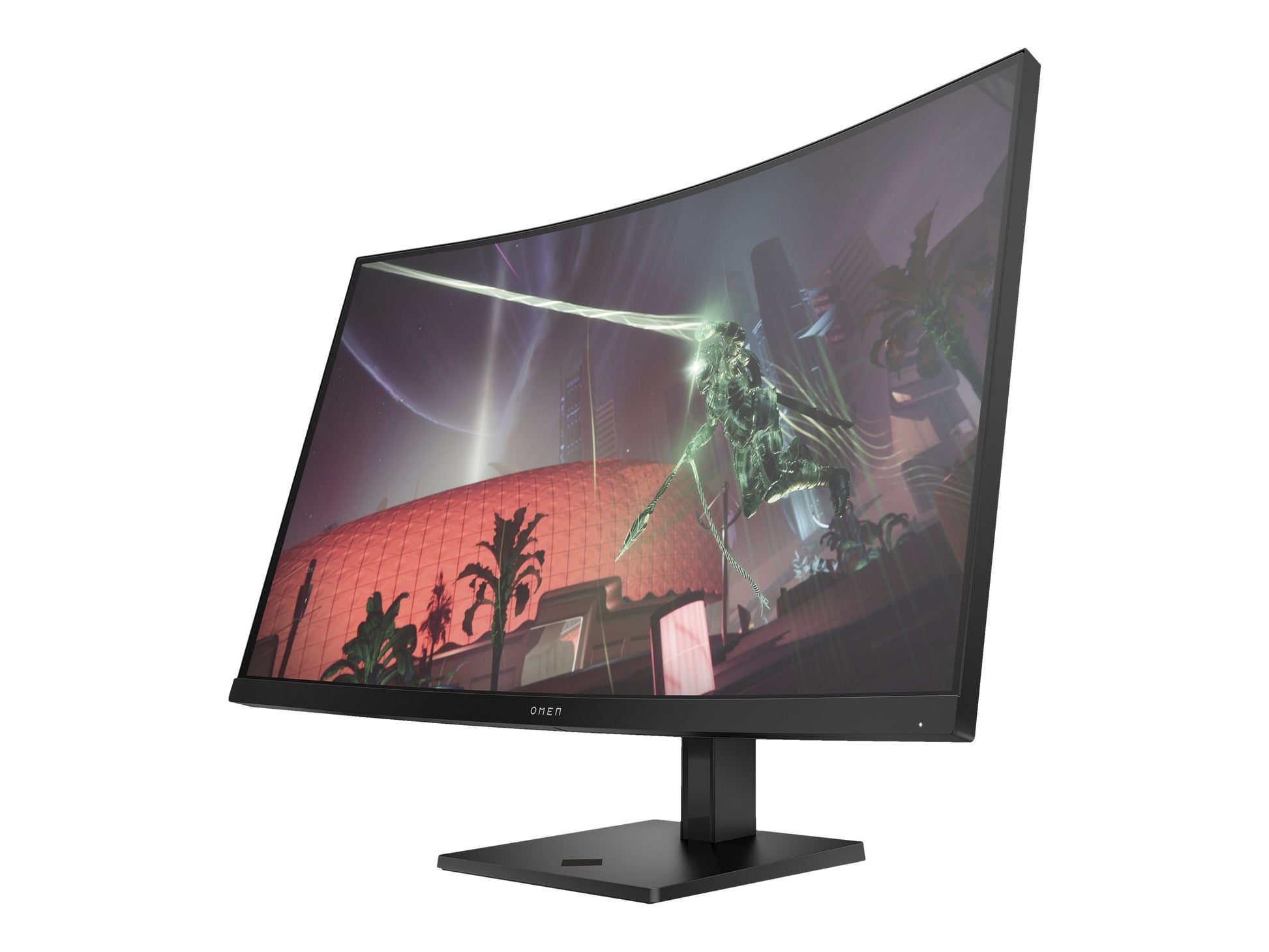 OMEN by HP 32c - Monitor LED - gaming - 31.5" - 2560 x 1440 QHD @ 165 Hz - VA - 400 cd/m² - 3000:1 - 1 ms - 2xHDMI, DisplayPort-17