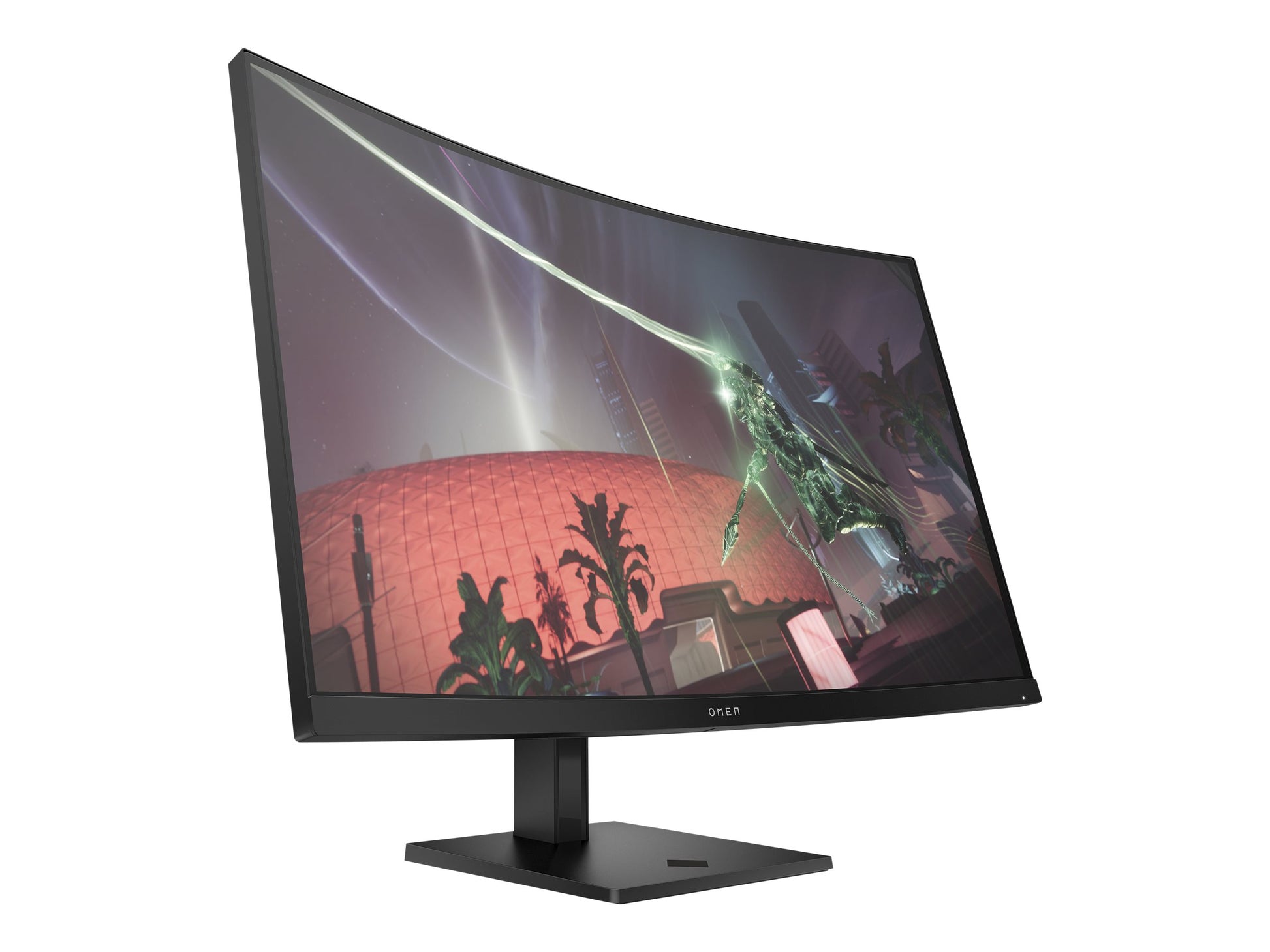 OMEN by HP 32c - Monitor LED - gaming - 31.5" - 2560 x 1440 QHD @ 165 Hz - VA - 400 cd/m² - 3000:1 - 1 ms - 2xHDMI, DisplayPort-4