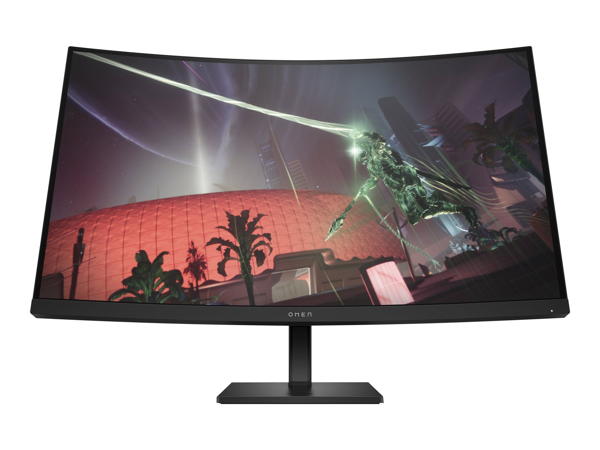 OMEN by HP 32c - Monitor LED - gaming - 31.5" - 2560 x 1440 QHD @ 165 Hz - VA - 400 cd/m² - 3000:1 - 1 ms - 2xHDMI, DisplayPort-7