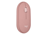 Logitech Pebble Mouse 2 M350s - Ratón - óptico - 3 botones - inalámbrico - Bluetooth - rosa-3
