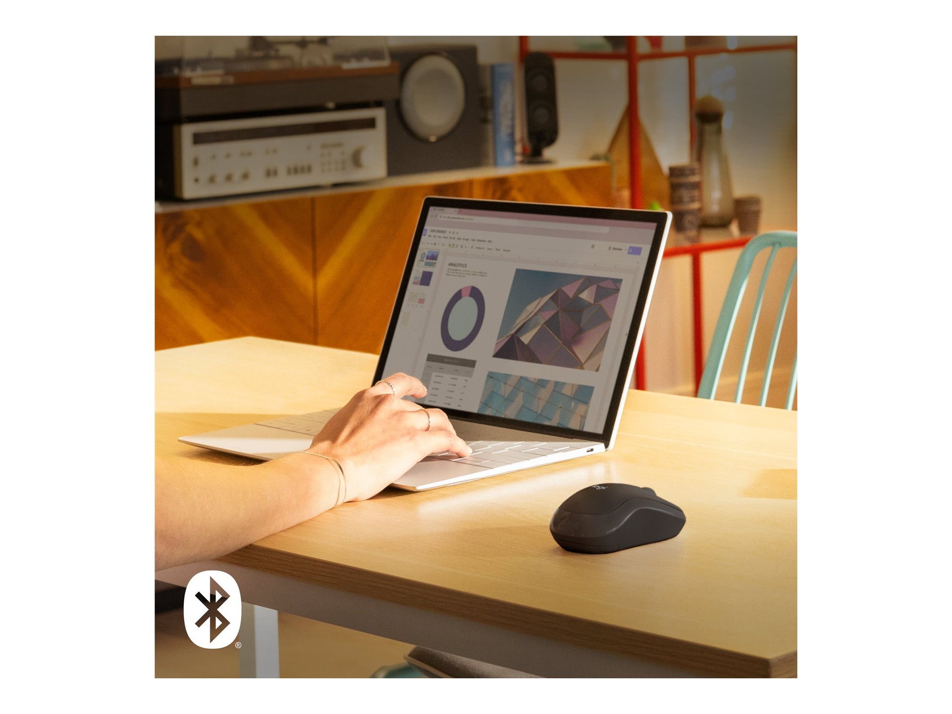 Logitech M240 Silent Bluetooth Mouse, Compact, Portable, Smooth Tracking, Graphite - Ratón - inalámbrico - Bluetooth - grafito-10