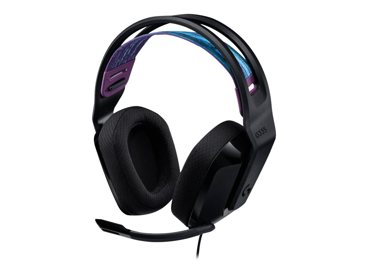 Logitech G G335 Wired Gaming Headset - Auricular - tamaño completo - cableado - conector de 3,5 mm - negro - certificado Discord-8
