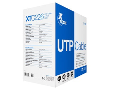 Xtech - Network cable - Unshielded twisted pair (UTP) - 305 m - Gray - CAT6 24 AWG XTC-226-5