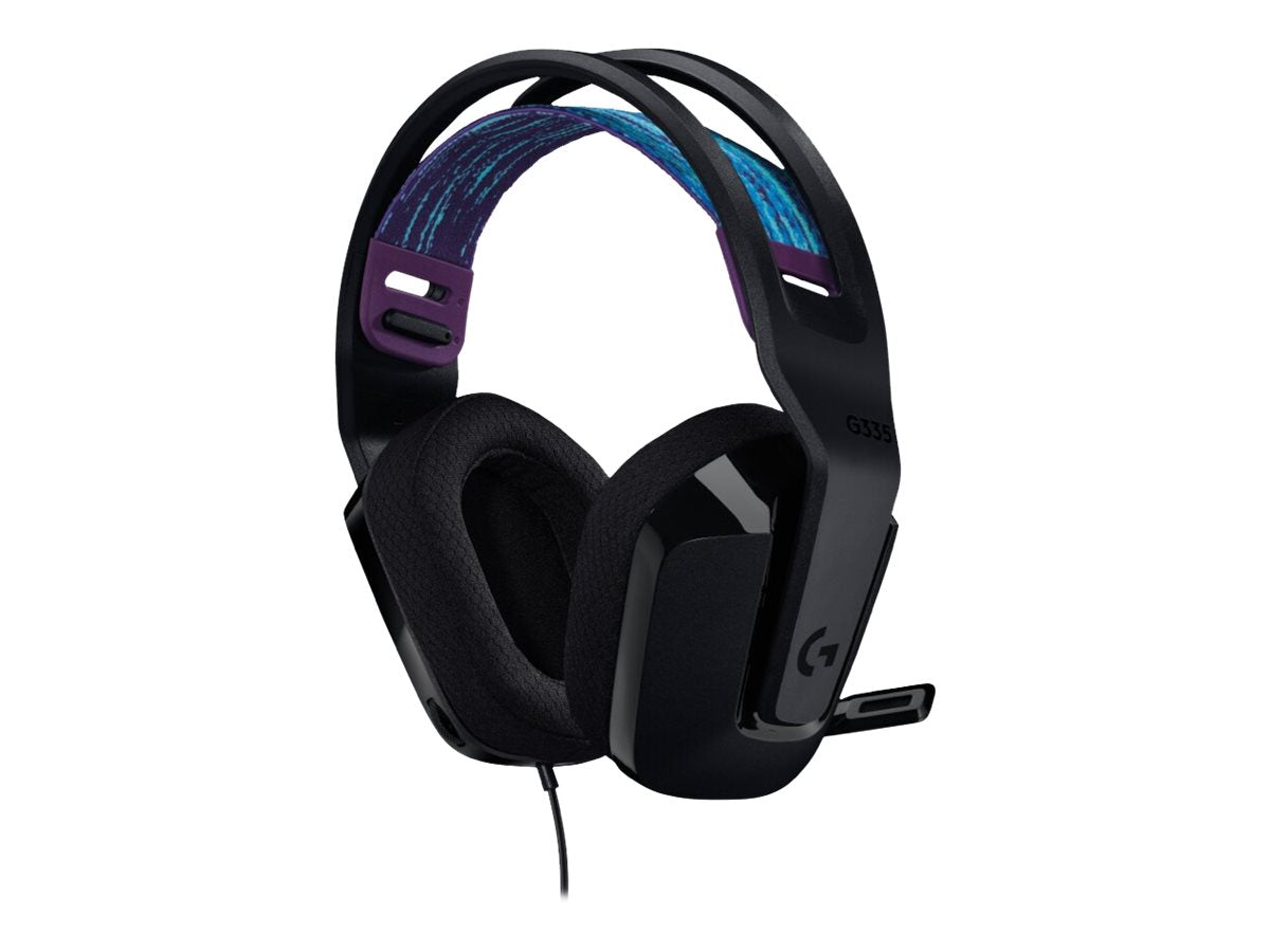 Logitech G G335 Wired Gaming Headset - Auricular - tamaño completo - cableado - conector de 3,5 mm - blanco - certificado Discord-7