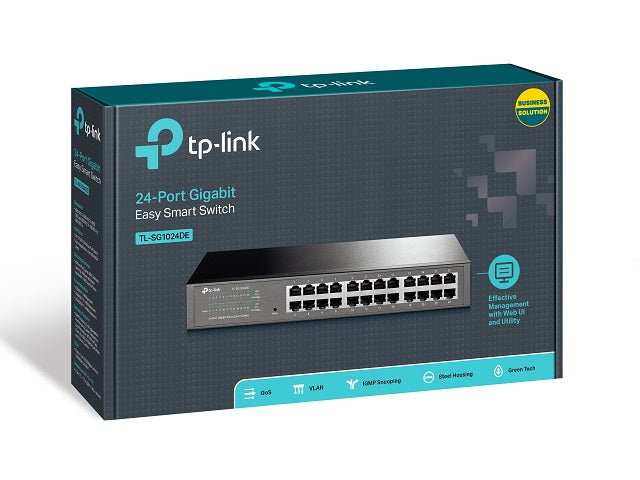 TP-Link JetStream TL-SG1024DE - Conmutador - 24 x 10/100/1000 - montaje en rack-2