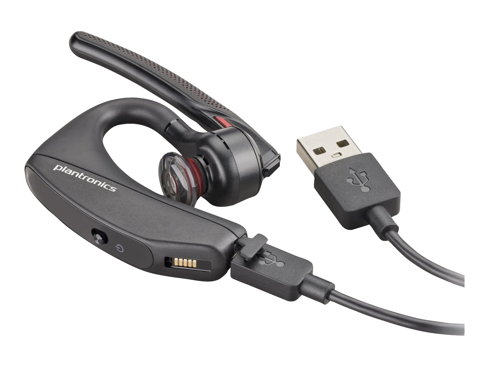 Poly Voyager 5200 - Voyager 5200 series - auricular - en oreja - montaje encima de la oreja - Bluetooth - inalámbrico - USB-A a través de adaptador Bluetooth - negro - Certificado para Equipos de Microsoft-7