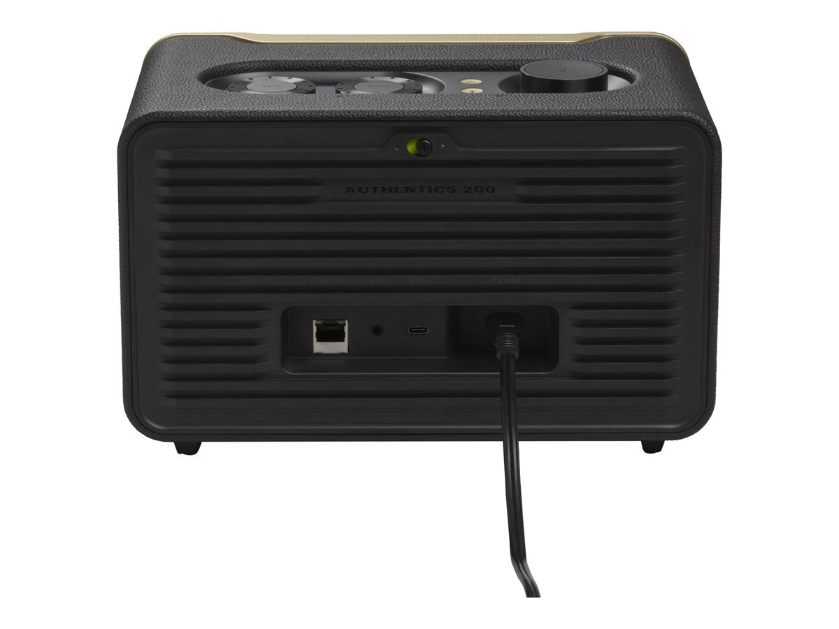JBL Authentics 200 - Altavoz inteligente - para uso portátil - canal 2.0 - Bluetooth, Wi-Fi 6 - controlado por aplicación - 2 vías - negro-6
