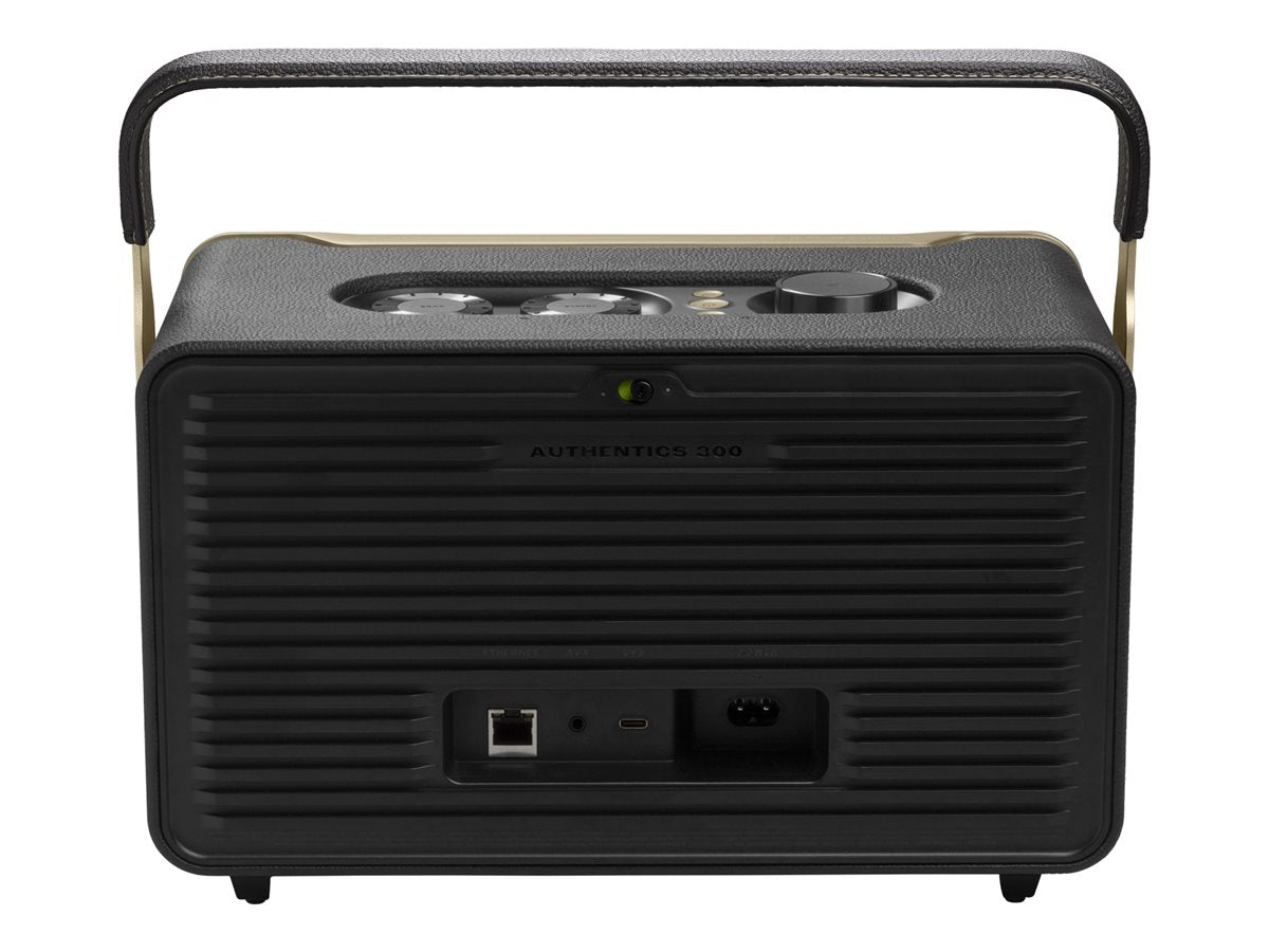JBL Authentics 300 - Altavoz inteligente - para uso portátil - canal 2.0 - Bluetooth, Wi-Fi 6 - controlado por aplicación - 2 vías - negro