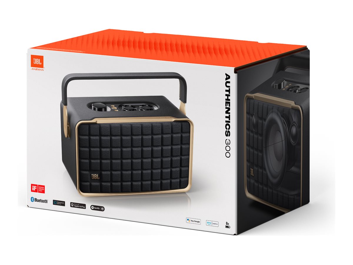 JBL Authentics 300 - Altavoz inteligente - para uso portátil - canal 2.0 - Bluetooth, Wi-Fi 6 - controlado por aplicación - 2 vías - negro-14
