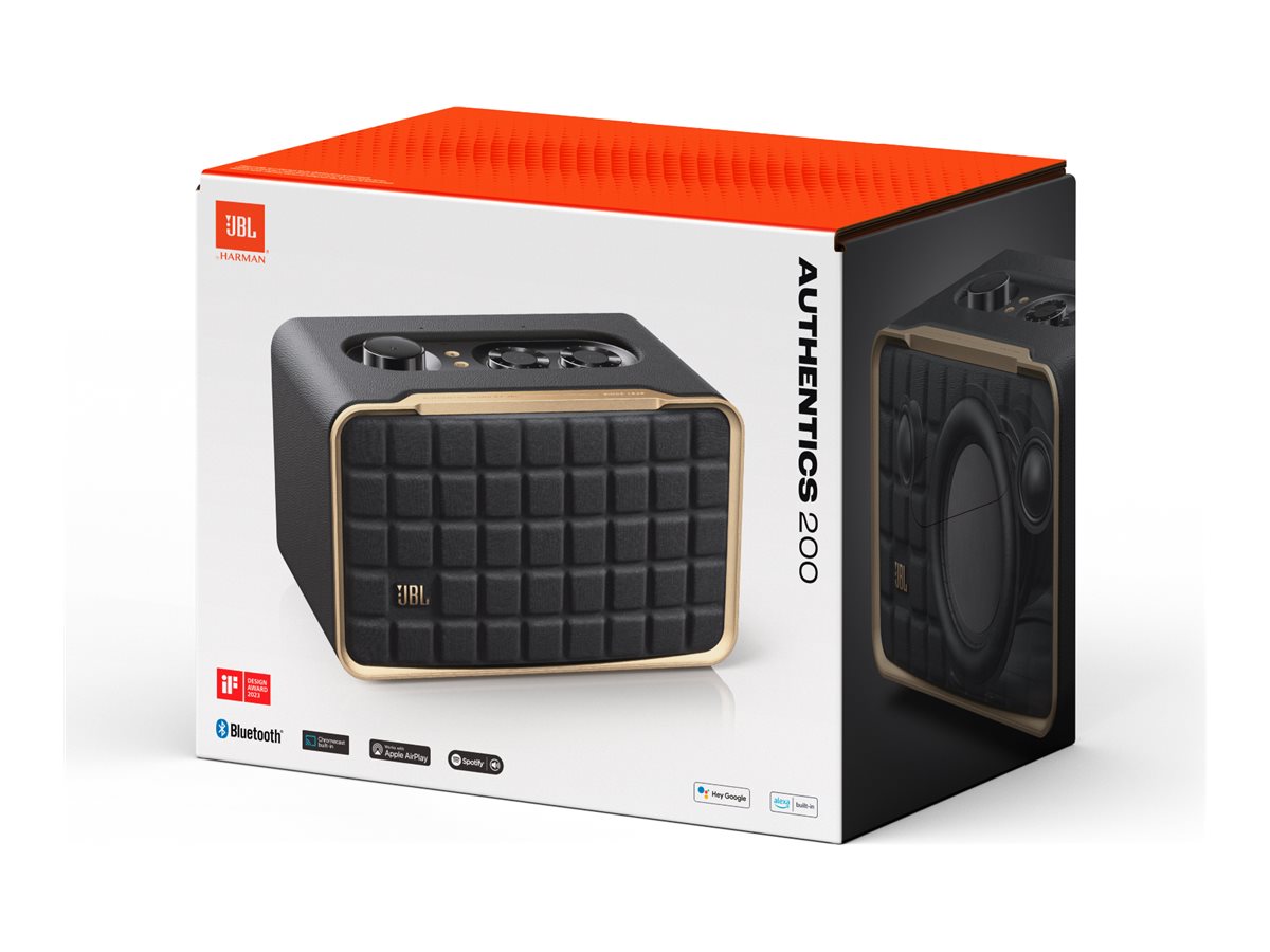 JBL Authentics 200 - Altavoz inteligente - para uso portátil - canal 2.0 - Bluetooth, Wi-Fi 6 - controlado por aplicación - 2 vías - negro-8