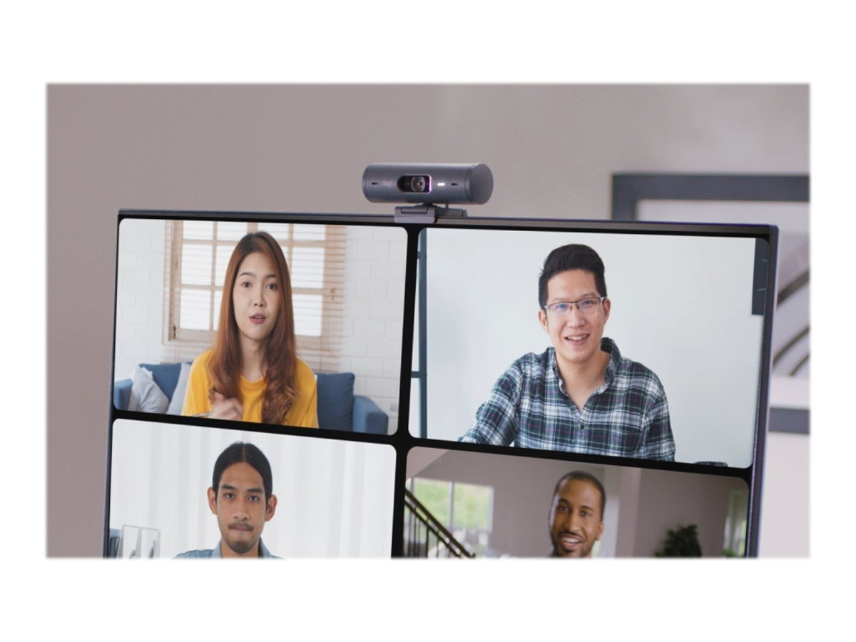 Logitech BRIO 500 - Webcam - color - 4 MP - 1920 x 1080 - 1080p, 720p - audio - USB-C-2