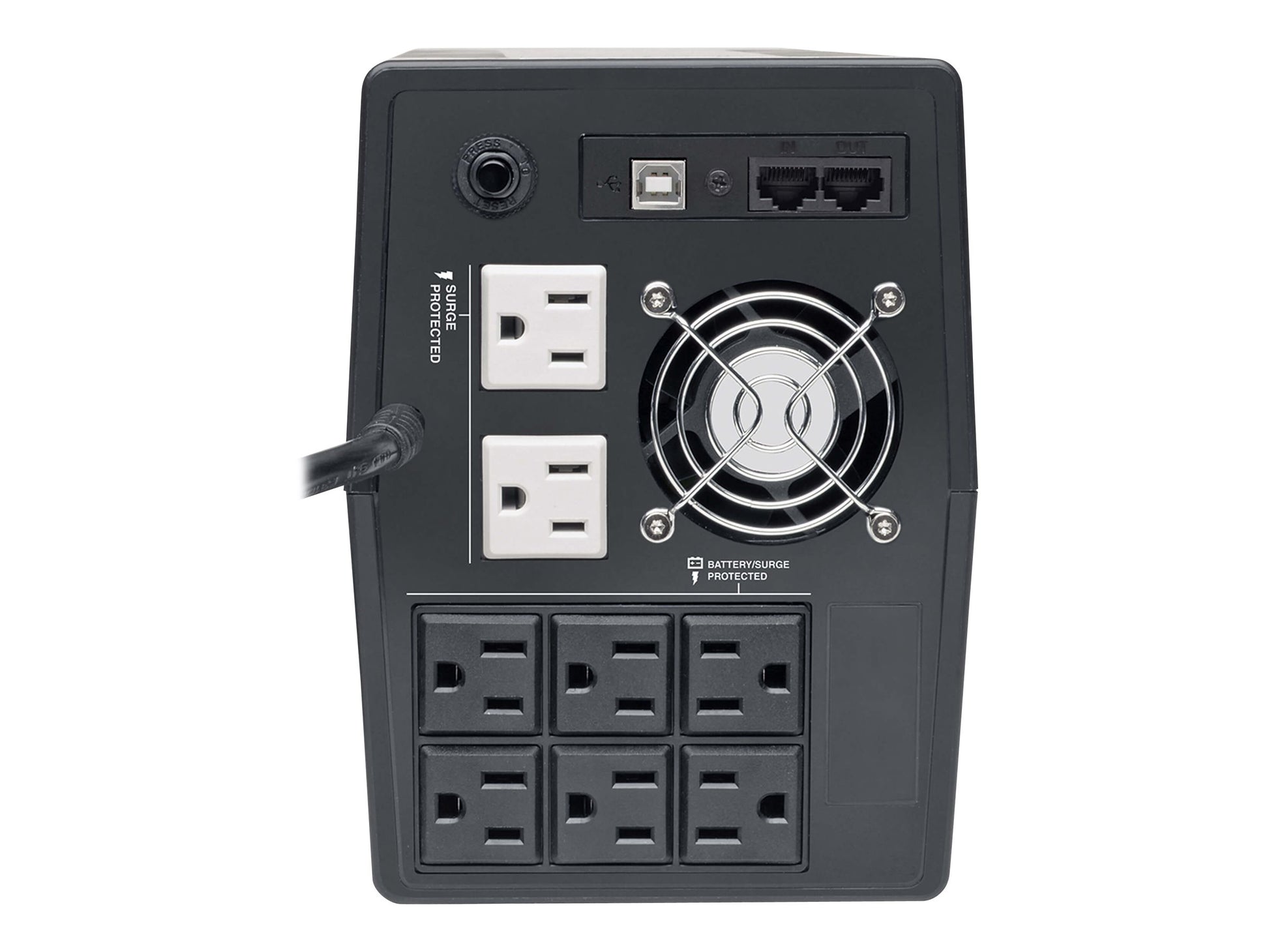 Eaton Tripp Lite Series UPS Smart Tower 1200VA 600W Battery Back Up Desktop AVR LCD USB - UPS - 12 A - CA 120 V - 600 vatios - 1200 VA - 1 fase - USB - conectores de salida: 8-3