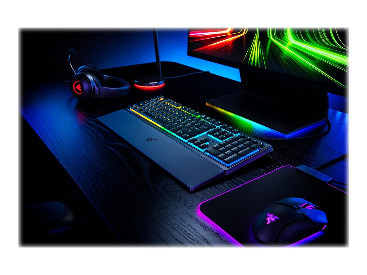 Razer Ornata V3 - Teclado - perfil bajo - retroiluminación - QWERTY - EE. UU.-5